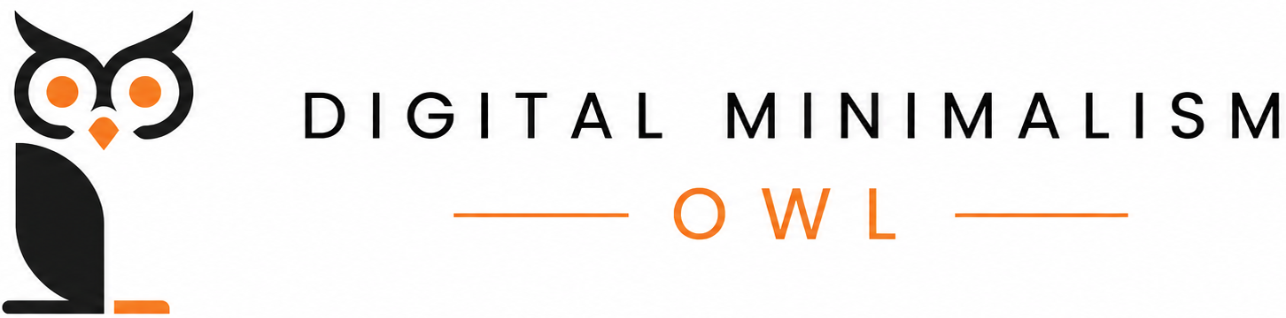 Digital Minimalism Owl
